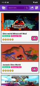 اسکرین شات 6 برنامه Dinosaur Craft Mods Minecraft