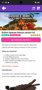 اسکرین شات 8 برنامه Dinosaur Craft Mods Minecraft