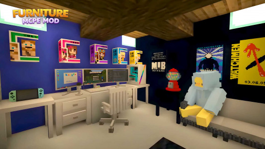اسکرین شات برنامه Furniture Mod For Minecraft 4