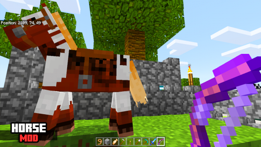 اسکرین شات برنامه Horse Mod For Minecraft PE 3