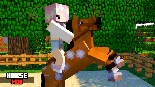 اسکرین شات برنامه Horse Mod For Minecraft PE 1