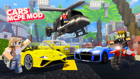 اسکرین شات برنامه Cars Mod Vehicle for Minecraft 1