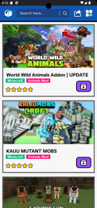 اسکرین شات 6 برنامه Real Animal Minecraft Mods