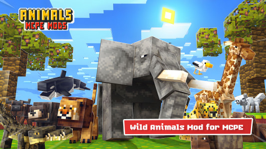 اسکرین شات برنامه Real Animal Minecraft Mods 1