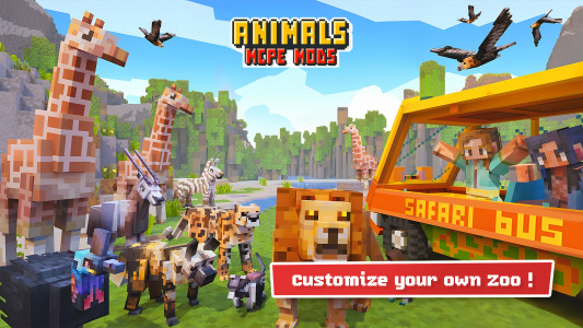 اسکرین شات 3 برنامه Real Animal Minecraft Mods