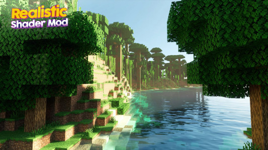 اسکرین شات برنامه Realistic Shader Mod Minecraft 2