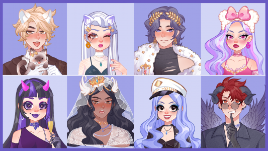 اسکرین شات 1 بازی Princess Avatar:dress up