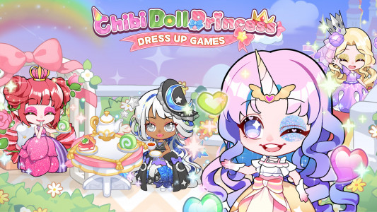 اسکرین شات بازی Chibi Doll Princess Dress up 5