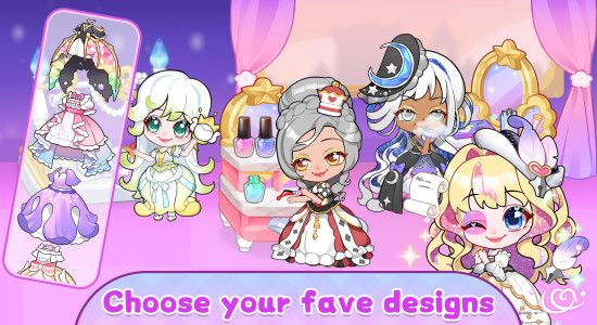 اسکرین شات 3 بازی Chibi Doll Princess Dress up
