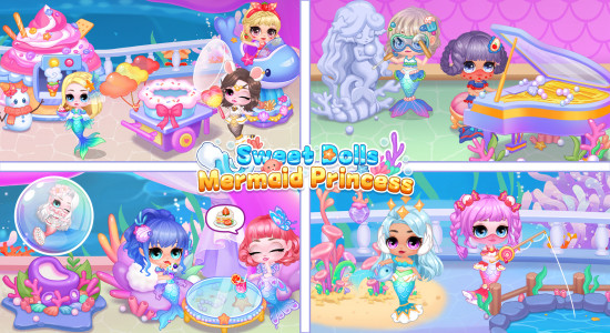 اسکرین شات بازی Sweet Dolls：Mermaid Princess 1