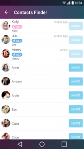 اسکرین شات 1 برنامه Contacts Finder Plugin