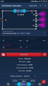 اسکرین شات 8 برنامه LED Resistor Calculator