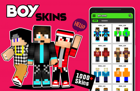 اسکرین شات برنامه Boys Skins for Minecraft 1