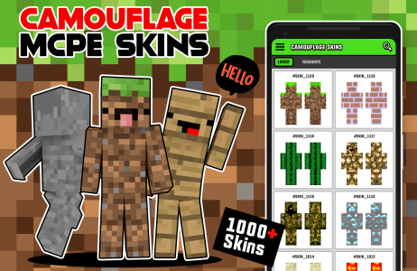 اسکرین شات برنامه Camouflage Skins for Minecraft 1