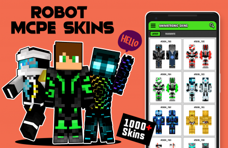 اسکرین شات برنامه Robot Skins for Minecraft 1