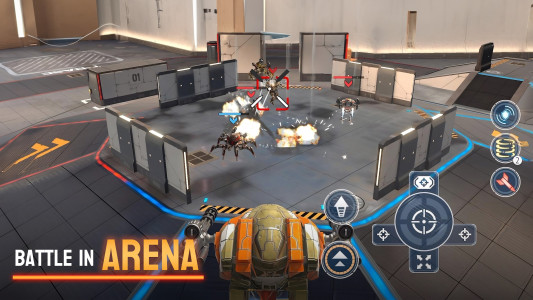 اسکرین شات 1 بازی Mech Wars Online Robot Battles
