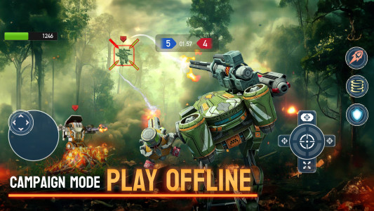 اسکرین شات 3 بازی Mech Wars Online Robot Battles
