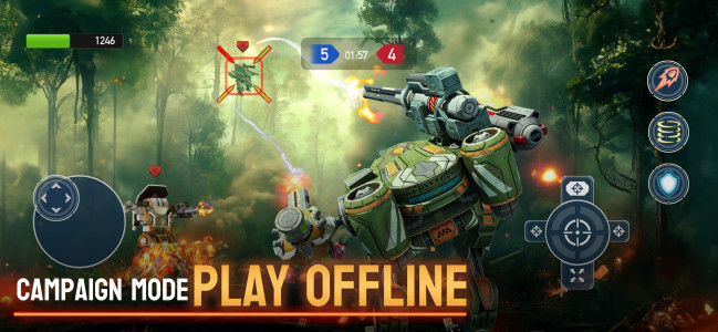 اسکرین شات بازی Mech Wars Online Robot Battles 3