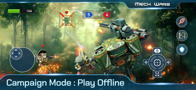 اسکرین شات بازی Mech Wars Online Robot Battles 3