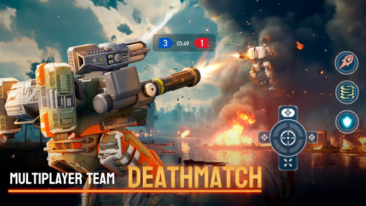 اسکرین شات بازی Mech Wars Online Robot Battles 2