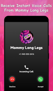 اسکرین شات برنامه Mommy Long Legs Video Call 2