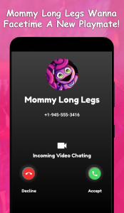 اسکرین شات برنامه Mommy Long Legs Video Call 4
