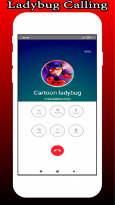 اسکرین شات برنامه Fake Video Call For ladybug 2