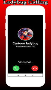 اسکرین شات برنامه Fake Video Call For ladybug 3