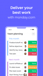 اسکرین شات 1 برنامه monday.com - Work Management