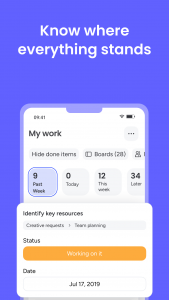 اسکرین شات 2 برنامه monday.com - Work Management