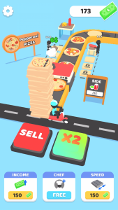 اسکرین شات بازی Make a Pizza - Factory Idle 2