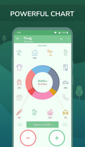 اسکرین شات برنامه Monefy - Budget Manager and Expense Tracker app 1