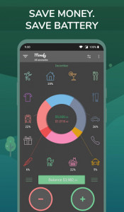 اسکرین شات برنامه Monefy - Budget Manager and Expense Tracker app 3