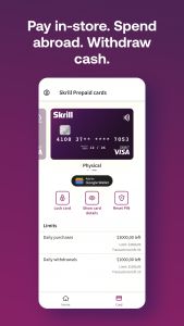 اسکرین شات برنامه Skrill - Pay & Transfer Money 5
