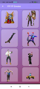 اسکرین شات 7 برنامه FFF FF Skin - Emote Tool