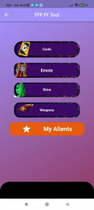 اسکرین شات 2 برنامه FFF FF Skin - Emote Tool