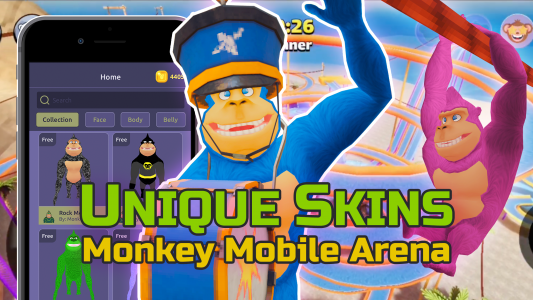 اسکرین شات 1 برنامه Gorilla Skins for Monkey Arena