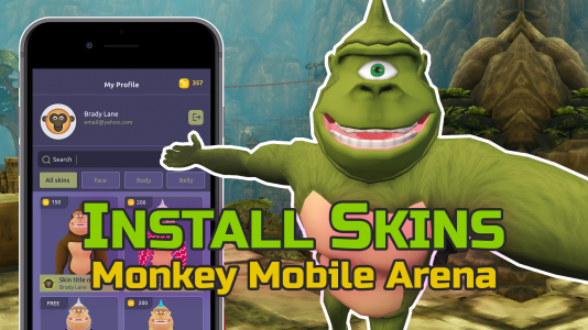 اسکرین شات 5 برنامه Gorilla Skins for Monkey Arena