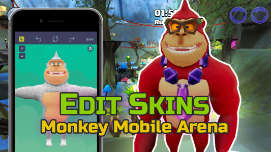 اسکرین شات 3 برنامه Gorilla Skins for Monkey Arena