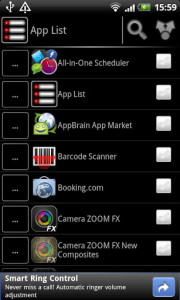 اسکرین شات برنامه App List 1