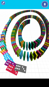 اسکرین شات 1 برنامه Easy Toppling Dominoes