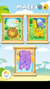 اسکرین شات 4 برنامه Animal Mazes