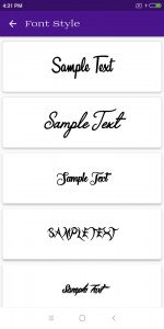 اسکرین شات برنامه Font Style 7