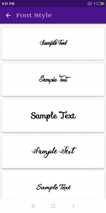 اسکرین شات برنامه Font Style 6