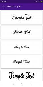 اسکرین شات برنامه Font Style 3