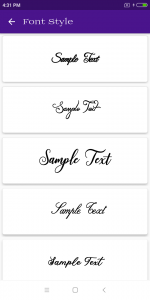 اسکرین شات برنامه Font Style 4