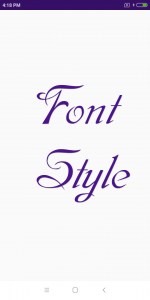 اسکرین شات برنامه Font Style 1