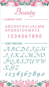 اسکرین شات برنامه Beauty Font for FlipFont , Cool Fonts Text Free 3
