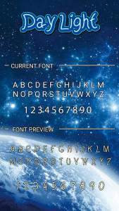 اسکرین شات برنامه Day Light Font for FlipFont , Cool Fonts Text Free 3