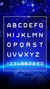 اسکرین شات برنامه Galaxy Space Font Samsung FlipFont,Cool Fonts Free 2